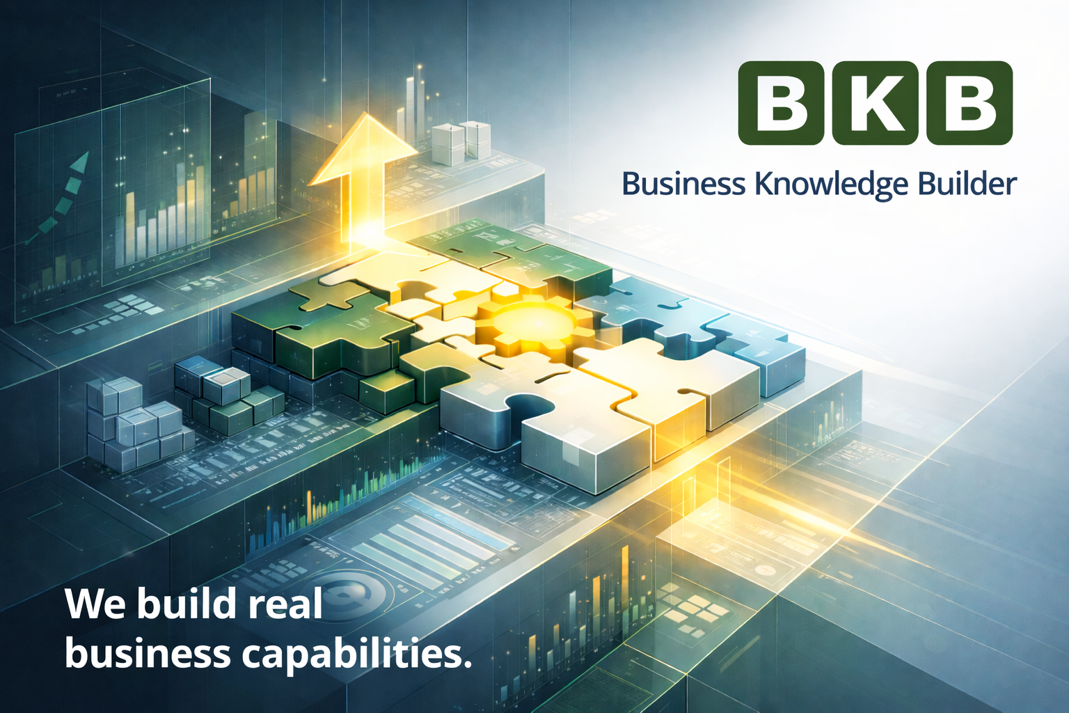 BKB Business Knowledge Builder - Strategic Puzzle Concept